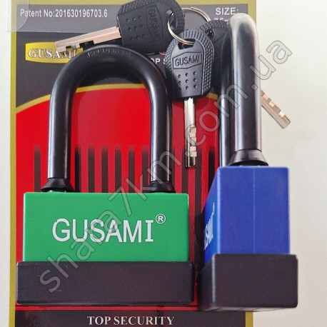 навісні замки GUSAMI 75ммL вологостійкі