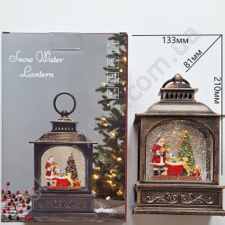 музичний новорічний ліхтар подарунки Санта Клауса (SANTA CLAUS GIFTS)