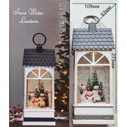музичний новорічний ліхтар різдвяний будинок (CHRISTMAS HOUSE)