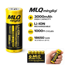 акумулятор 18650 MLQ, 3000 мАг. 3,7V