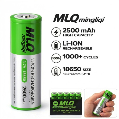 Акумулятор 18650 MLQ - 2500 мАг