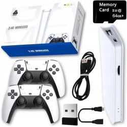 Ігрова приставка M15 64gb Game Stick 4K HDMI + 2 бездротові джойстики, консоль для телевізора