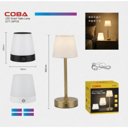 Настільна світлодіодна LED лампа COBA CB-T01