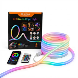 ​Силіконова LED неонова стрічка RGB IC 10 метрів
