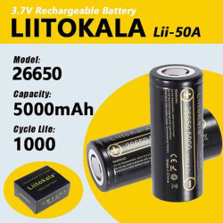 Акумулятор LiitoKala Lii-50A 26650 5000mah battery