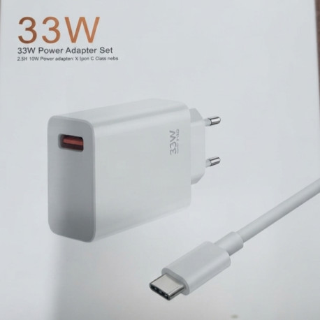 Зарядний пристрій для USB Type-C 33W