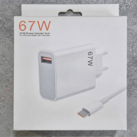 Зарядний пристрій Power Adapter 67 W для USB Type-C